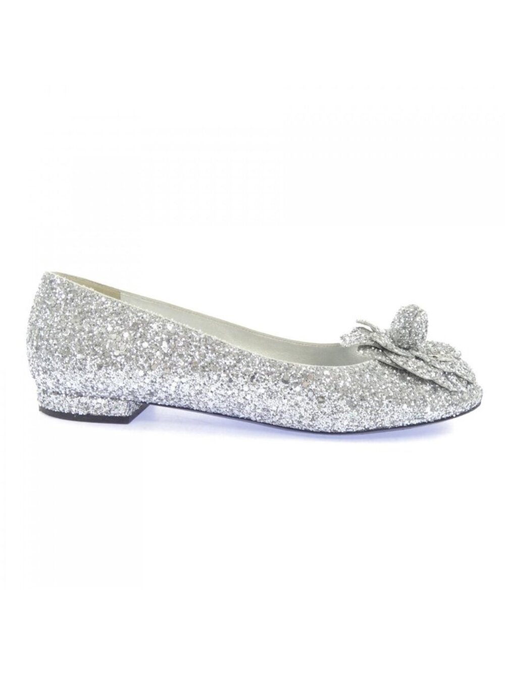 Chanel Flat Sneakers Silver
